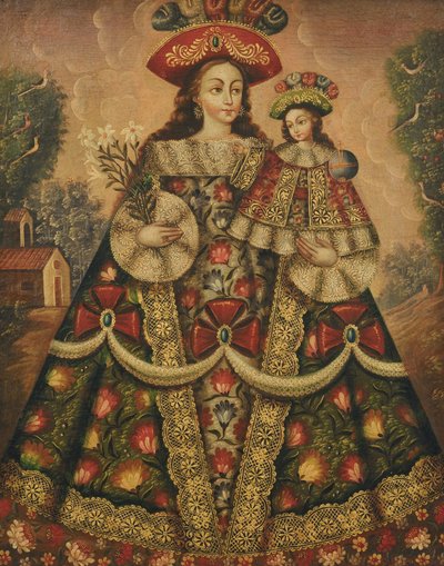 The Virgin of the Pilgrims and Child by Cuzco School